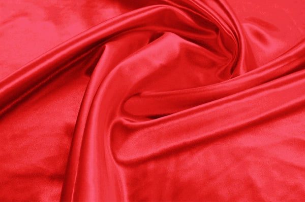 Shiny Satin (Bridal Satin) Red