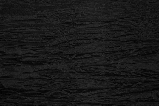 Crushed Taffeta Black