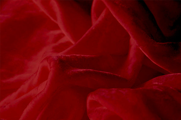 Stretch Velvet (Spandex) Red