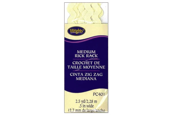 Wrights Medium Rack Bias 2.5yd Baby Maize