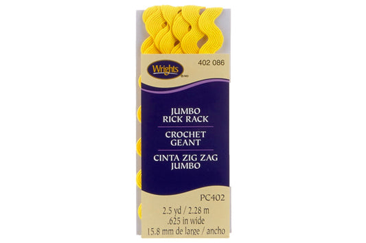 Wrights Jumbo Rack Bias 2.5yd Yellow