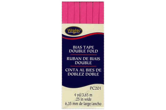 Wrights Tape Double Fold Bias 4yd Berry Sorbet