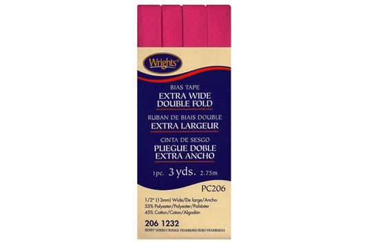 Wrights Tape Extra Wide Double Fold Bias 3yd Sorbert