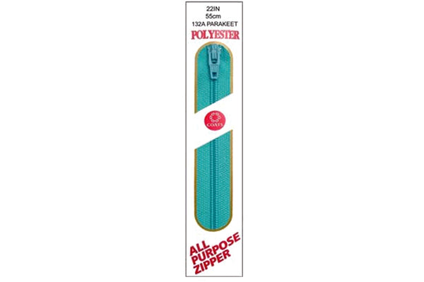 C & C Poly All Purpose Zipper 22" Parakeet