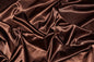 Stretch Charmeuse Satin Brown
