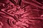 Stretch Charmeuse Satin Burgundy