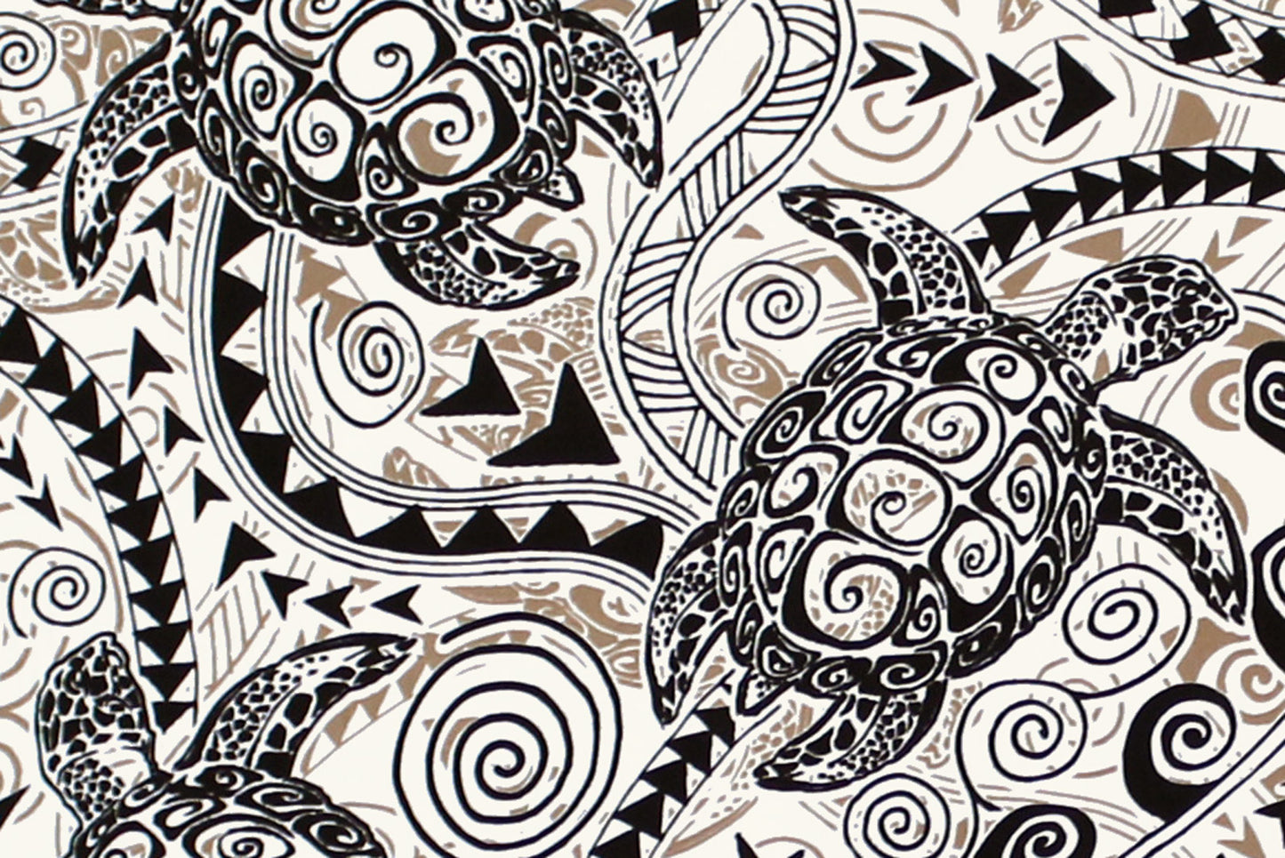 CAB0338 Cream/Brown