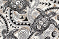 CAB0338 Cream/Brown