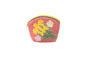 Quilted Coin Pouch - Pink/Green