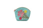 Quilted Coin Pouch - Turquoise/Green