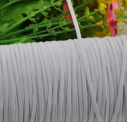 1/8" White Elastic - 20 Yard Bundle