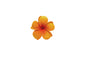 Foam Plumeria Stem Flower - Orange/Red
