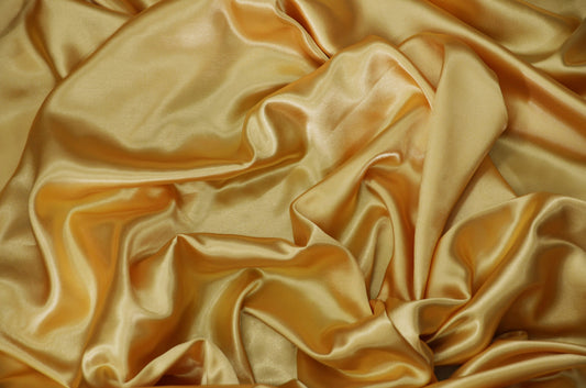 Stretch Charmeuse Satin Gold