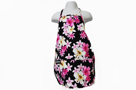 Kids Apron - Dream of Flower Black