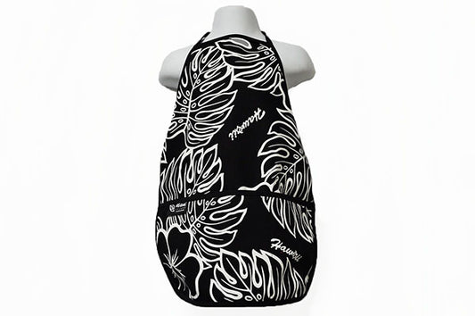 Kids Apron - Monstera Lover Black