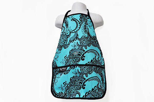 Kids Apron - Tribal Tattoo Blue