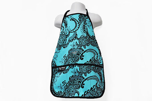 Kids Apron - Tribal Tattoo Blue