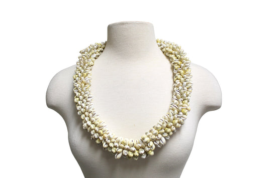 Natural Bubble Shell Lei