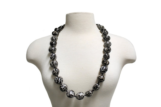 Black Tiger Kukui Nuts Lei