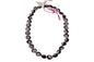 Flower Kukui Nuts Lei- Black/Pink