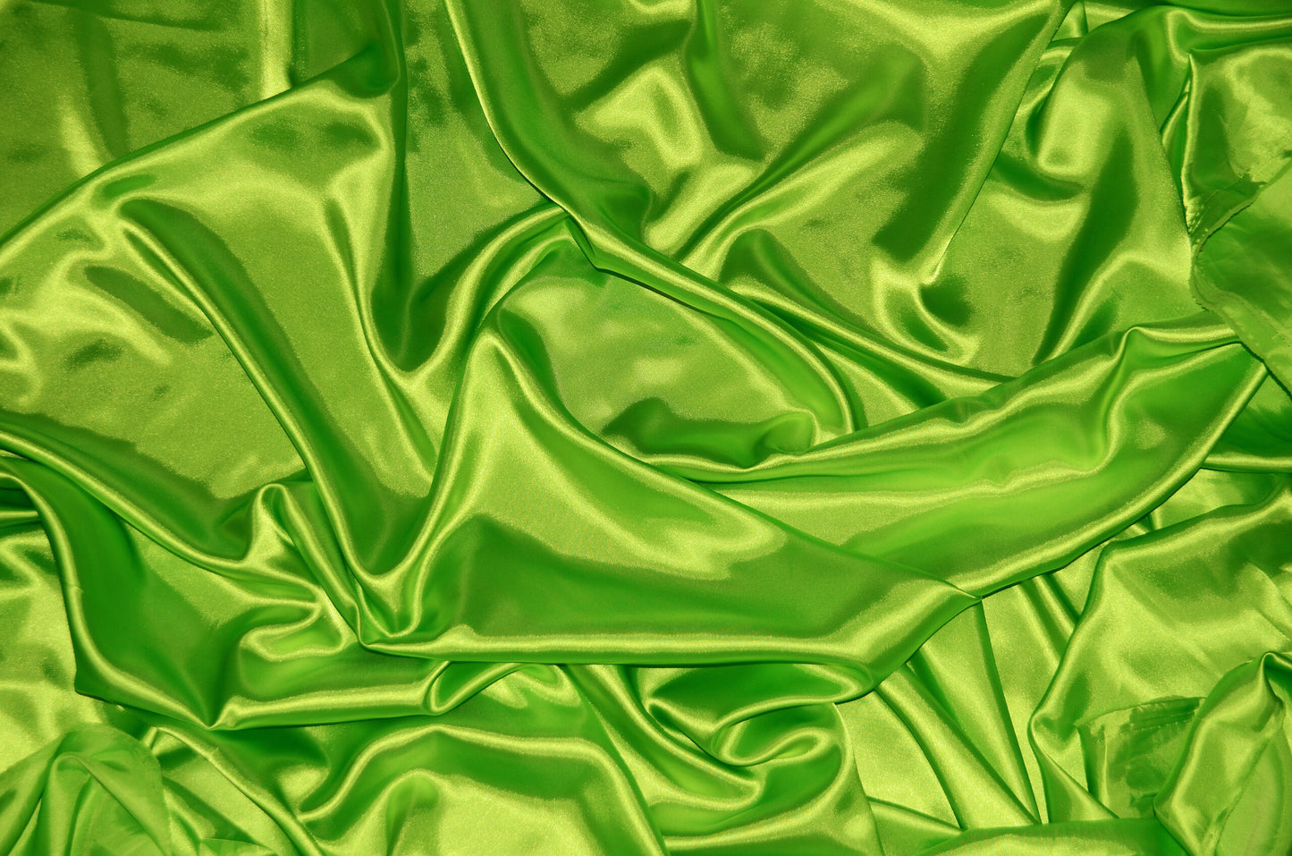 Stretch Charmeuse Satin Lime