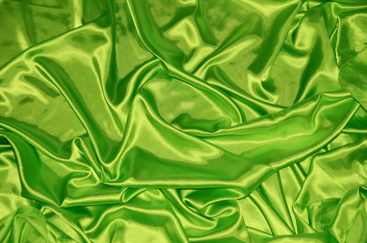 Stretch Charmeuse Satin Lime