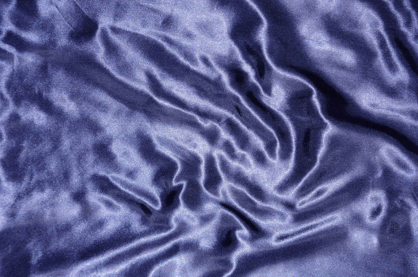 Stretch Charmeuse Satin Navy