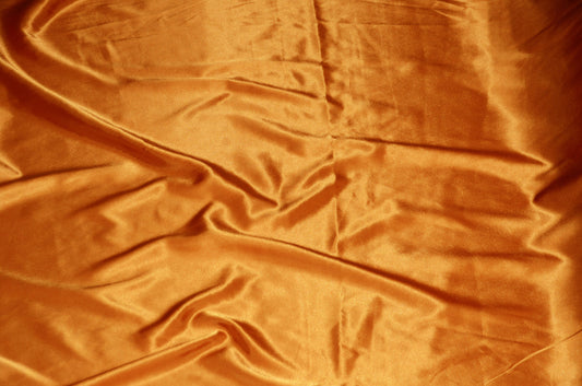 Stretch Charmeuse Satin Orange