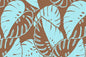 PAB1061 Brown/Teal