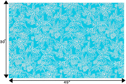 PAB1067 Indian Turquoise/Cream