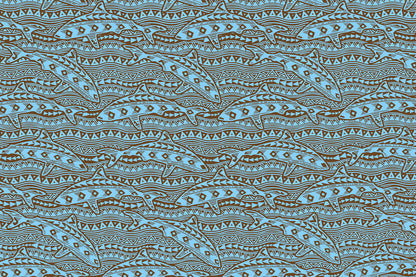 PAC1482 Brown/Teal