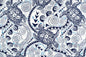 PAC1491 Cream/Blue