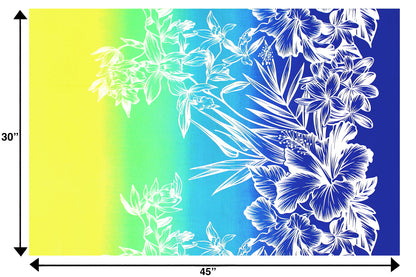 PBB2747 Turquoise/Royal/Ivory