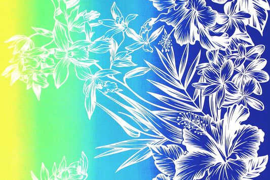 PBB2747 Turquoise/Royal/Ivory