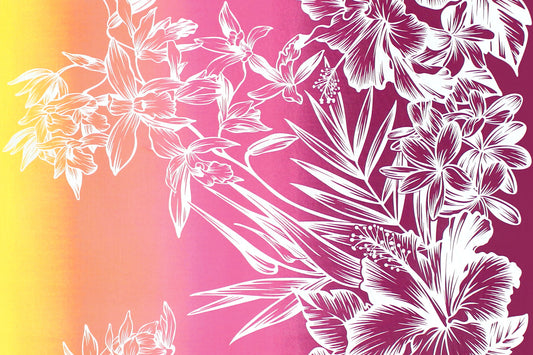 PBB2747 Yellow/Fuchsia/Ivory
