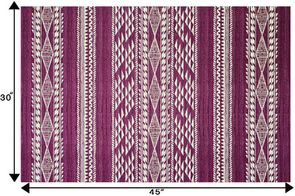 PBC0004 Maroon/Beige