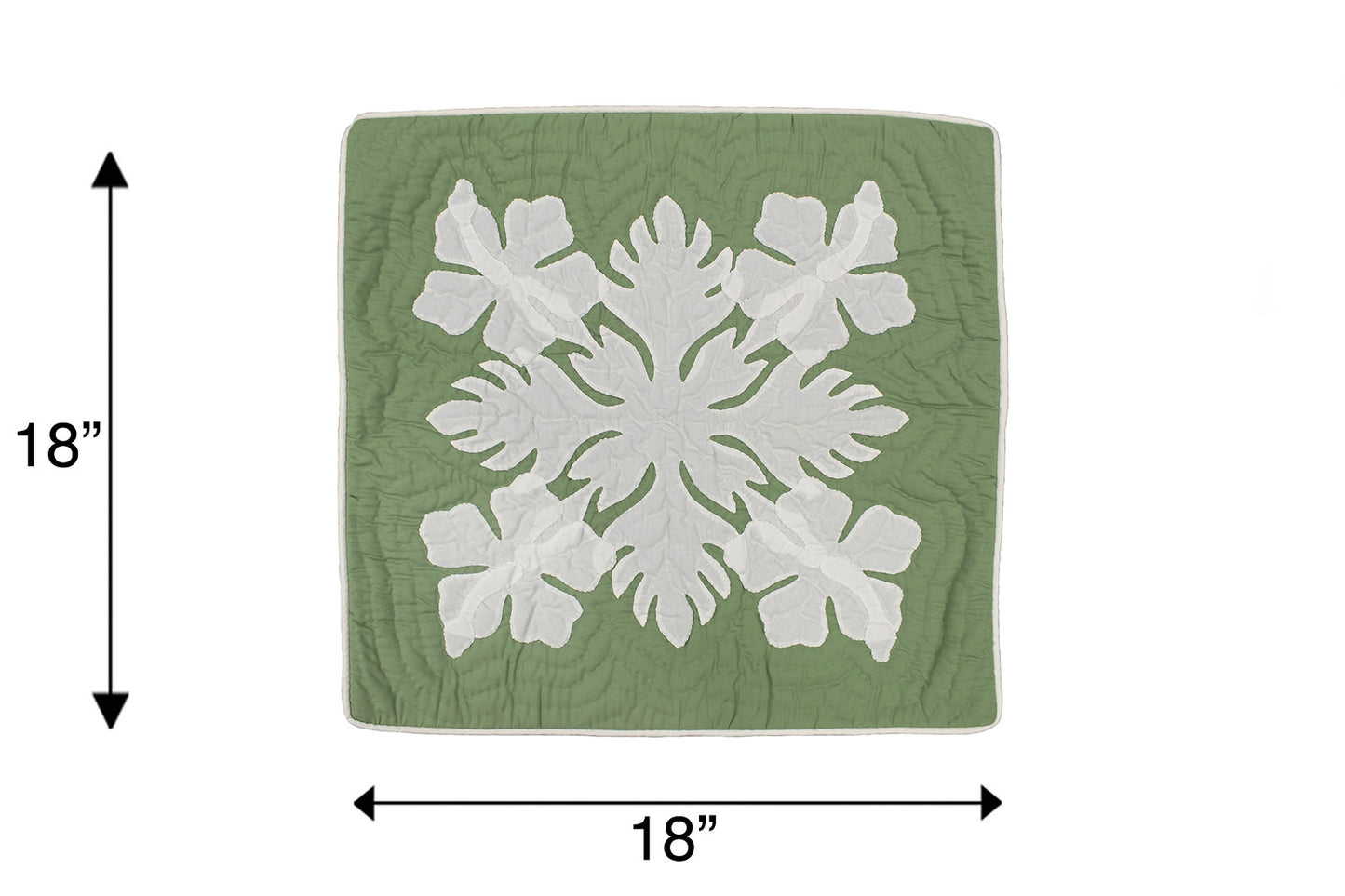 Quilted Pillow Cases - Green