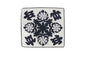 Quilted Pillow Cases - Cream/Navy
