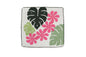 Quilted Pillow Cases - Cream/Fuchsia