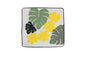 Quilted Pillow Cases - Cream/Yellow