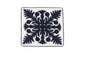 Quilted Pillow Cases - Cream/Navy