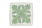 Quilted Pillow Cases 16"- Green/Cream