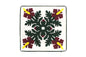 Quilted Pillow Cases 16"- Hunter/Wine