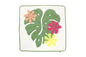 Quilted Pillow Cases 16"- Green/Cream