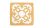 Quilted Pillow Cases 16"- Tan