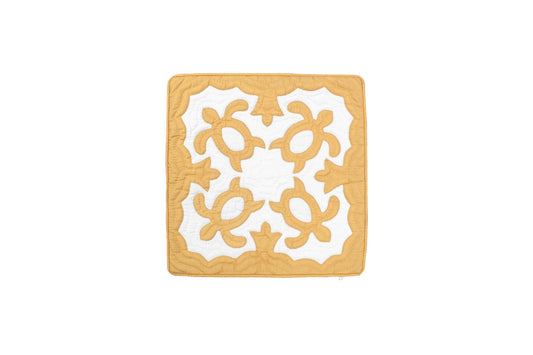 Quilted Pillow Cases 16"- Tan