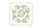 Quilted Pillow Cases 16"- Green/Cream