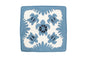 Quilted Pillow Cases 16"- Blue