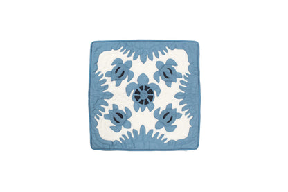 Quilted Pillow Cases 16"- Blue