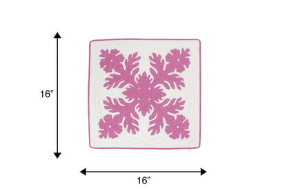 Quilted Pillow Cases 16"- Lavender
